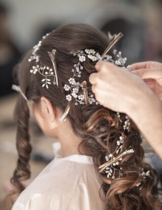 bridal, hairdresser, hair